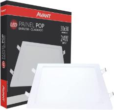 AVANT PAINEL LED EMBUTIR 30X30 24W BIV 6500K