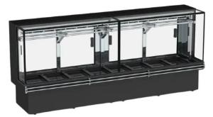 Expositor aougue ar forado top economy 3000, porta gancheira