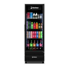 Refrigerador Vertical 454 Litros  Porta de Vidro Preto VRS16