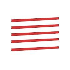 RODAPE ARTICULADO VERMELHO 0.55 P/GONDOLAS