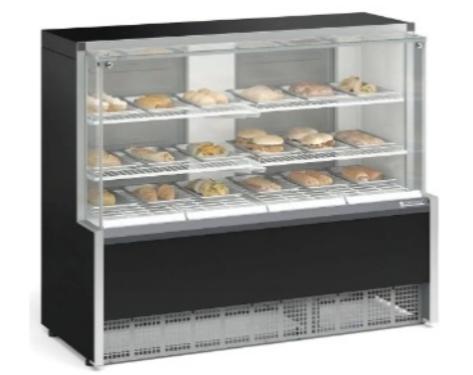 VITRINE ESTUFA C/BANDEIJA AURORA 1.40M