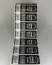 ETIQUETA ESPECIAL LACRE 80X30 PRETO BICALHO