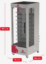FORNO INDL MULTIUSO GIRATRIO 128KG PRP-482 G5 BIV