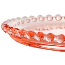 PRATO CRISTAL CORACAO PEARL ROSA 20x17x2CM