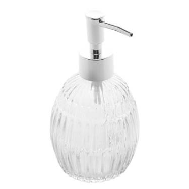 PORTA SABONETE LIQUIDO VIDRO LISTRAS 425ml