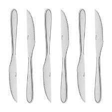 JOGO 06 FACAS PARA MESA INOX GASTRO 21,5CM