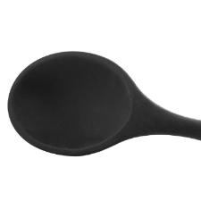 COLHER PARA SERVIR SILICONE PRETA 27x6CM