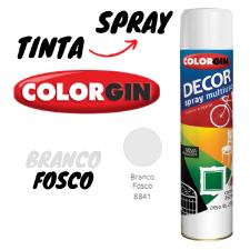 Tinta Spray Multiuso Branco Fosco Decor Colorgin