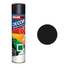 Tinta Spray Multiuso Preto Fosco Decor Colorgin