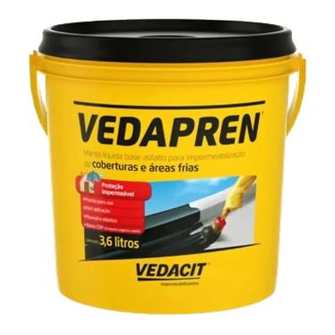 Vedapren Preto Manta L�quida � Base Asfalto - Gal�o 3,6 L