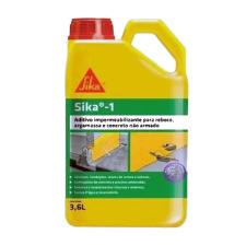 Aditivo Impermeabilizante para Reboco, Argamassa e Concreto Sika 1 3.6 LT