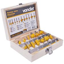 Jogo De Fresas para Tupia 6Mm 12 Pe�as Vonder