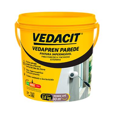 Vedapren Parede Branco 3,6 L Vedacit