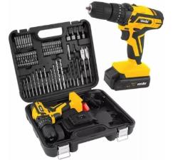 Parafusadeira e Furadeira 12V com Maleta 74 Pe�as Vonder Bivolt