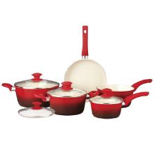 Conjunto de Panelas Ceramic Class Home 5Pcs Vermelho