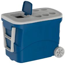 Caixa T�rmica Cooler Tropical Plus C/ Roda 50L Azul Soprano