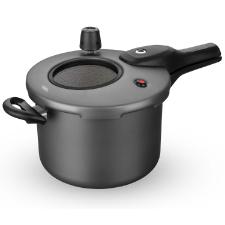 Panela De Press�o Fecha. Externo C/ Visor Grafite 4,5L MTA