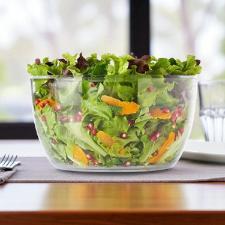 Centrfuga para Salada Oxo 5 Litros Transparente: Lave e Seque Folhas com Praticidade e Eficincia