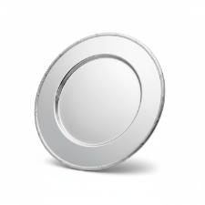 Sousplat em Prata Silverlux Croise 32cm, Luxo e Design Croise para Mesa Posta