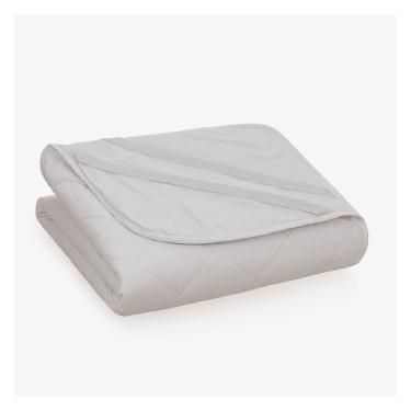 Protetor de colcho queen Trussardi 160x200cm branco