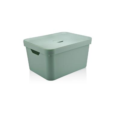 Caixa organizadora com tampa Ou Cube tamanho G verde