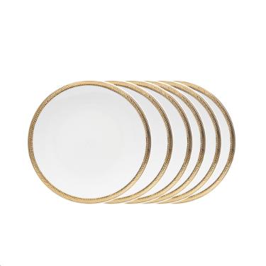 Jogo de pratos para sobremesa em porcelana Wolff Paddy 19cm 6 peas