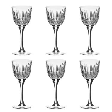 Jogo de tacas vinho branco em cristal Strauss Clssicos 225.069 6 peas 330ml