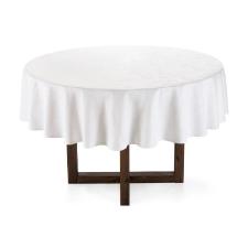 Toalha de mesa redonda Karsten Verissimo 1mx78cm branca