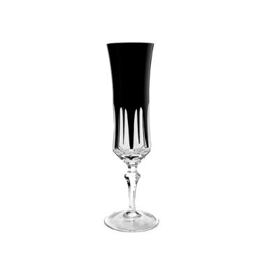 Taa champanhe em cristal Strauss Overlay 119.055 210ml preta