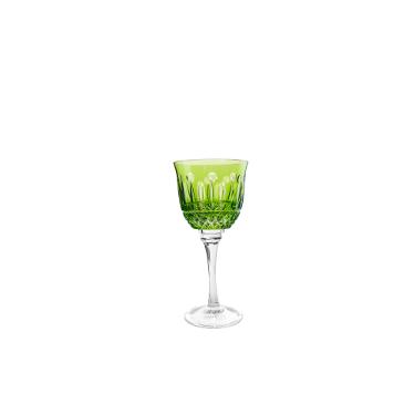 Taa licor em cristal Strauss Overlay 225.069 60ml verde claro