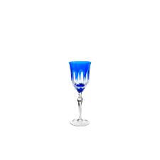 Taa licor em cristal Strauss Overlay 237.055 110ml azul escuro