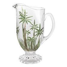Jarra em cristal ecolgico Wolff Palm Tree Sprayed 1,5 litro para sucos e gua