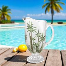 Jarra em cristal ecolgico Wolff Palm Tree Sprayed 1,5 litro para sucos e gua