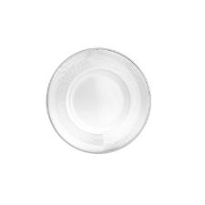 Sousplat em Cristal Wolff Thin Edge 32,5cm Prateado Elegncia Moderna Mesa Posta