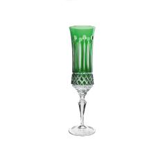 Taa champanhe em cristal Strauss Overlay 119.069 210ml verde escuro