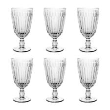 Jogo 6 Ta�as L'Hermitage Bretagne Cristal Ecol�gico 330ml, Design Texturizado, Livre de Chumbo