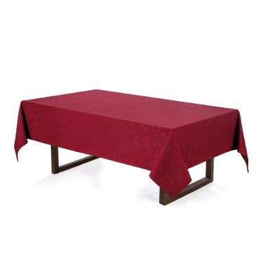 Toalha de mesa Karsten Verissimo 1,60mx2,20m noz vermelha