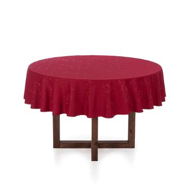 Toalha de mesa redonda Karsten Verssimo 178cm vermelho