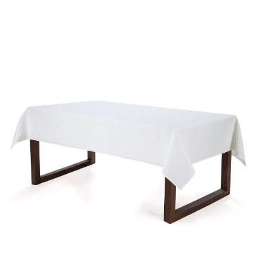 Toalha de mesa Karsten Mendi 1,60mx3,20m branca