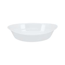 Travessa oval em vidro Luminarc Cuisine 32x20cm branco