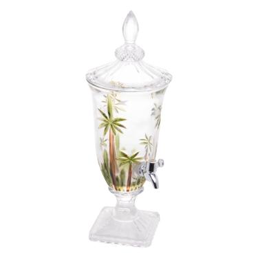 Dispenser em cristal com p Wolff Palm Tree Handpaint 2 litros