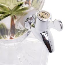 Dispenser - Suqueira em cristal com p Wolff 27576 Palm Tree Handpaint 2 litros pintado