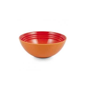 Bowl para cereal em cermica Le Creuset Stoneware 16cm laranja