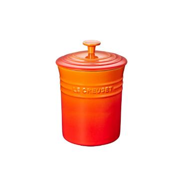 Porta-mantimentos em cermica Le Creuset 3,8 litros laranja