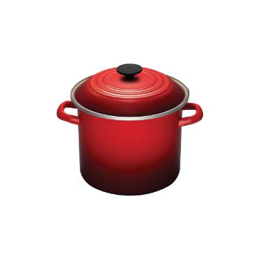 Caldeiro em ferro fundido Le Creuset Stock Pot 22cm vermelho