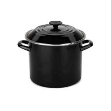 Panela Stock Pot em ao esmaltado Le Creuset 26cm black onix