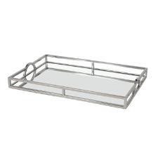 Bandeja retangular em ao inox espelhada Fracalanza 56x36x6cm