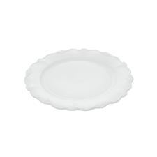 Prato raso em porcelana Wolff Fancy 26,5cm branco