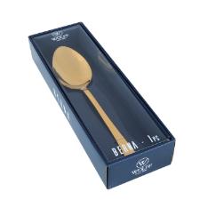 Colher para servir Wolff Berna 26cm: Elegncia em inox dourado para a sua mesa