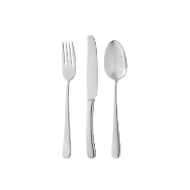 Faqueiro ao inox com estojo Wolff Oxford 48 peas